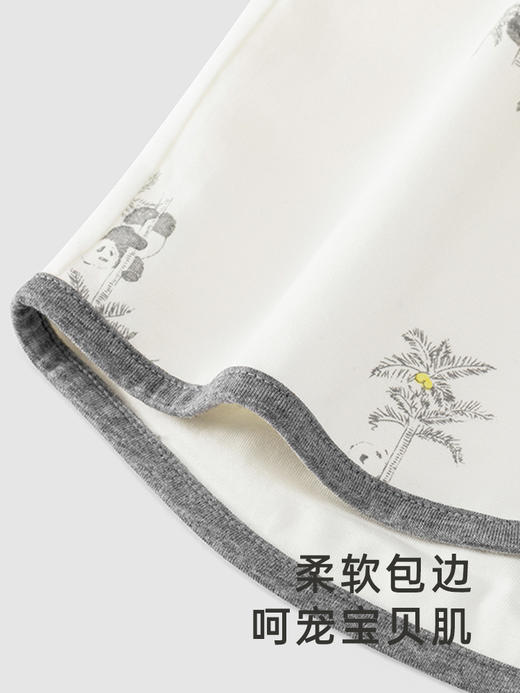 英氏熊猫氧感系列内衣家居服背心打底衣2024春季衣服YLTAJ0Q001A YLPAJ0Q002A 商品图4