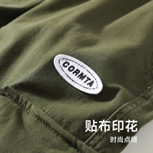 【纯棉】【新款DYG】大依优型大码束脚工装裤休闲裤松紧腰弹力加肥加大宽松大码男士长裤 商品图2