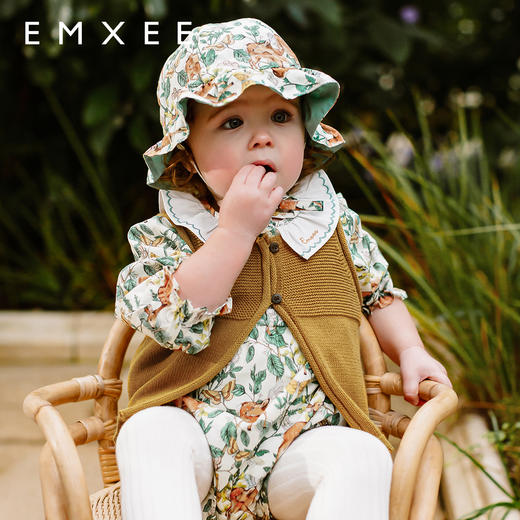 【宝宝服饰】EMXEE嫚熙童装毛织春秋马甲外套北欧风 商品图2
