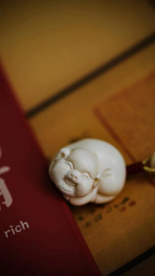 鹿角丨小福猪°钥匙扣挂件 商品图0