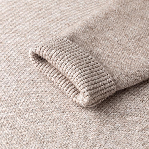 【加绒加厚】罗蒙毛衣男秋冬商务休闲圆领百搭一体绒男式针织打底衫保暖衣 商品图11