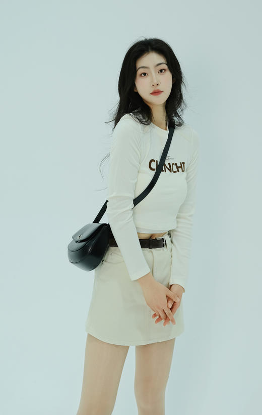 【门店同款】ENJOY春季辣妹字母长袖T 155995145 商品图2