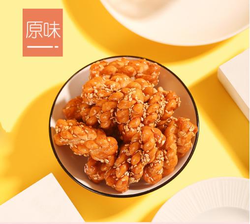 【黄老五 麻花酥】办公室点心 休闲零食 囤货追剧必备 108g*6袋 商品图3
