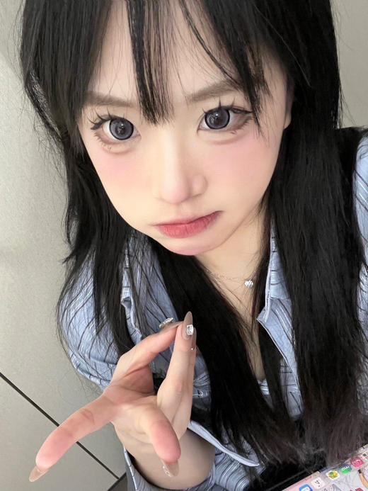 【大直径】ButterGU-藏匿星星/紫色狗狗眼-14.5mm【年抛0-1000度 含525/575】 商品图6