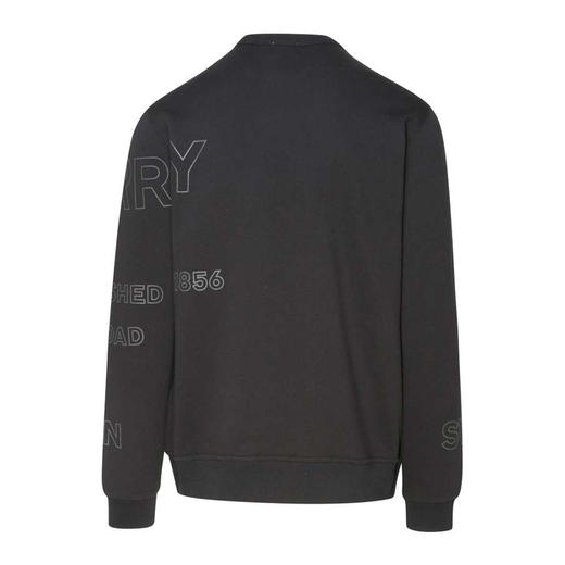 BURBERRY 巴宝莉 男士 Horseferry 印花棉质卫衣 黑色 8037553 A1189 商品图2