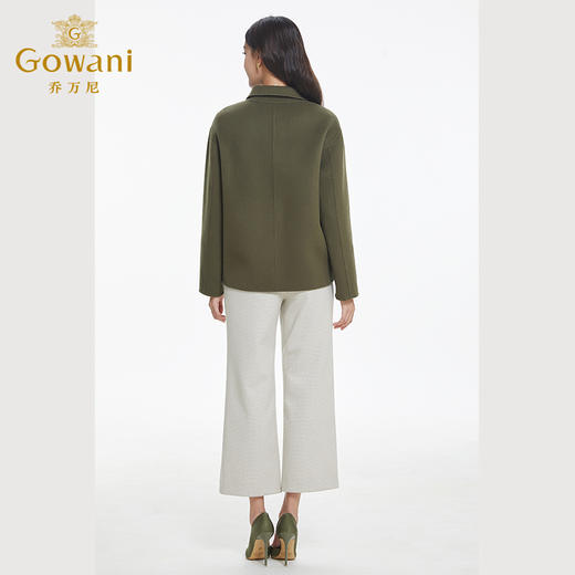 乔万尼绵羊毛羊绒毛呢外套短款外套大衣EF4B220 商品图4