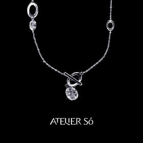 ATELIERSÓ 24SS KARAT 系列-椭圆拼接长项链