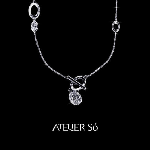 ATELIERSÓ 24SS KARAT 系列-椭圆拼接长项链 商品图0