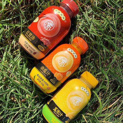 【全家有售】煮玉米汁红豆沙南瓜汁植物谷物粗粮饮品瓶330g 0防腐剂0香精0色素 商品图1