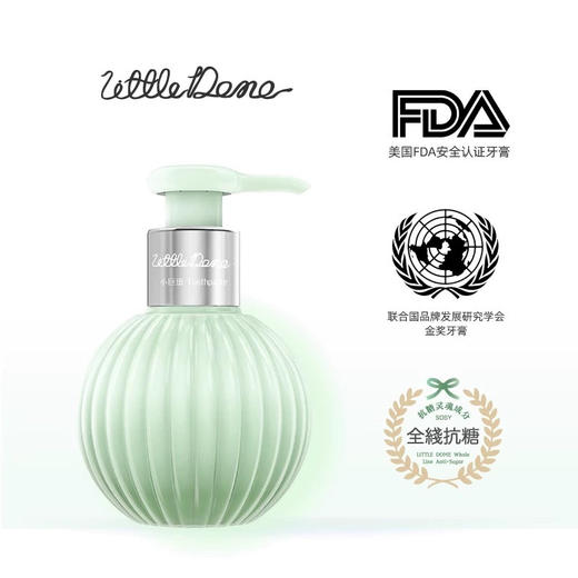 小巨蛋天然精油抗糖按压式液体牙膏修护牙龈固齿健齿舒缓清新180g 25年3月 商品图4