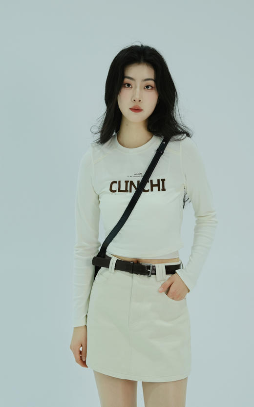 【门店同款】ENJOY春季辣妹字母长袖T 155995145 商品图5