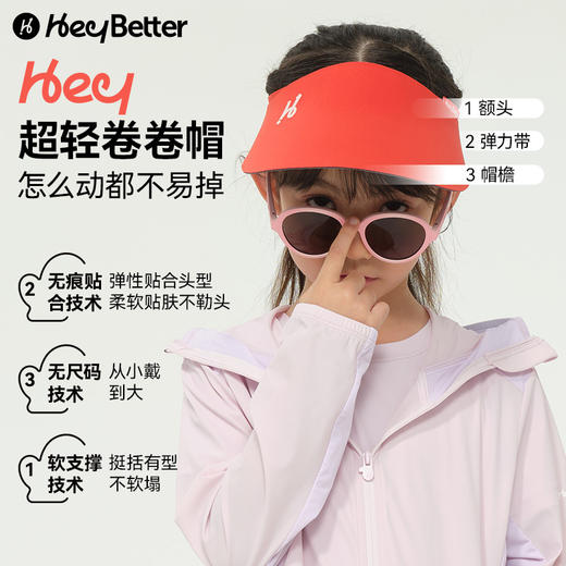 工作日48小时发货周末订单周一发货【HeyBetter】超轻卷卷防晒帽 商品图1