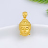 【限时7.5折】【定价黄金】足金 【精品】3D硬金空心佛头吊坠(AR3DDZ00009-1)（预售产品下单后不退款不退货不换货不补差价）（预售产品下单后不退款不退货不换货不补差价） 商品缩略图0