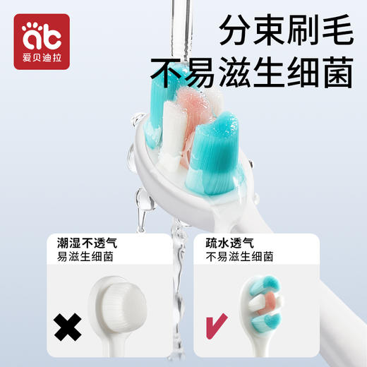 儿童牙刷0-1-2-3到6一12岁半以上宝宝软毛专用婴儿婴幼儿乳牙牙膏 商品图4
