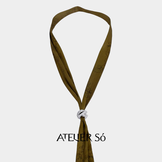 ATELIERSÓ 24SS KARAT 系列-丝巾项链 商品图0
