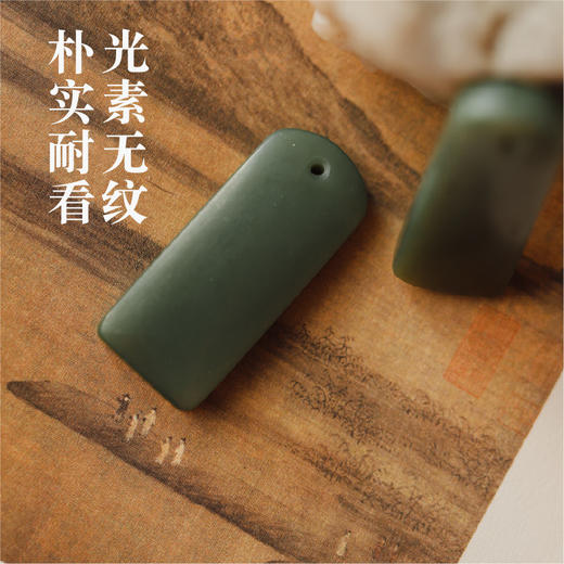 米马姐姐特定 新疆喀拉喀什河沙枣青苏工无事牌佛公  独家设计项链绳 商品图4