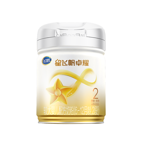 飞鹤星飞帆卓耀有机A2较大婴儿配方奶粉听装2段800g