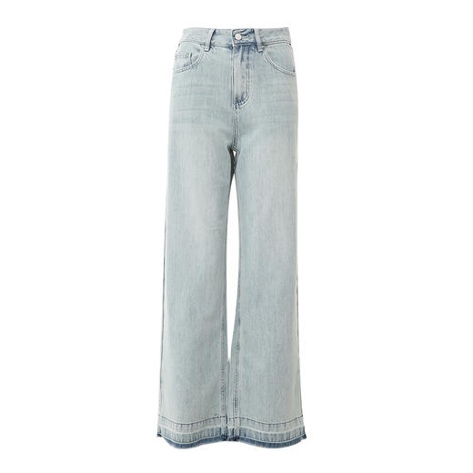 VIMAGE纬漫纪春季新款时尚休闲显瘦高腰百搭牛仔裤V2105718 商品图5