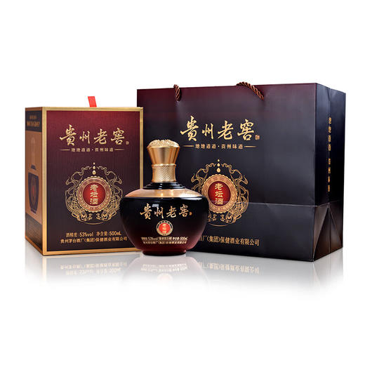 【自营】茅台贵州老窖老坛酒酱香型白酒53度500mL*6瓶整箱装茅台12.16-1.4下单赠送喜福盛世小酒52度100ml*5瓶 商品图0