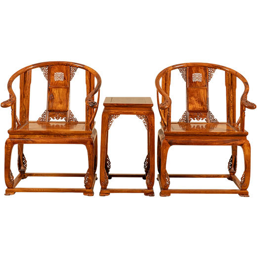 黄花梨皇宫圈椅成套（两椅一几） 商品图5