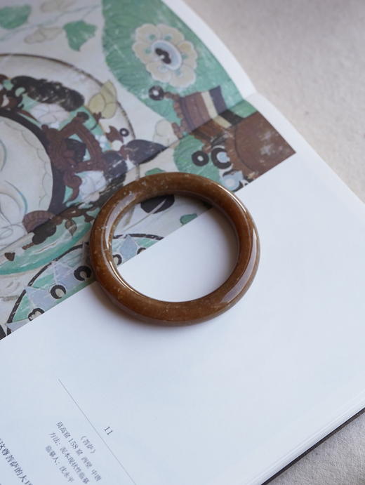 雪花甜·和田糖料福镯 手镯【 嘉石227】 商品图4