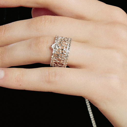 ATELIERSÓ 24SS KARAT 系列-蕾丝马眼克拉戒指 商品图1