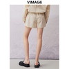VIMAGE纬漫纪春季新款时尚通勤百搭洋气印花显瘦短裤V2105726 商品缩略图4