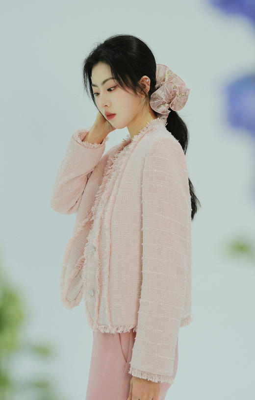 【门店同款】ENJOY春季小香风流苏短款外套 155945009 商品图5