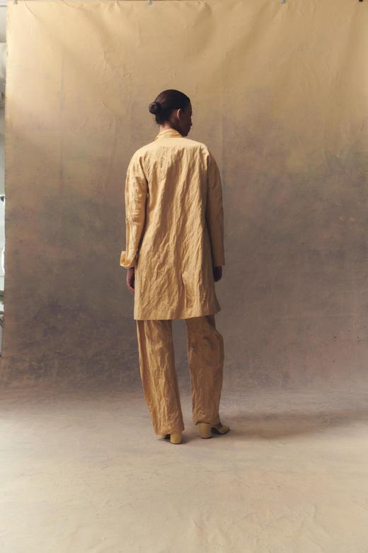 Cortana  桃金色peaches褶纹夹克 商品图5