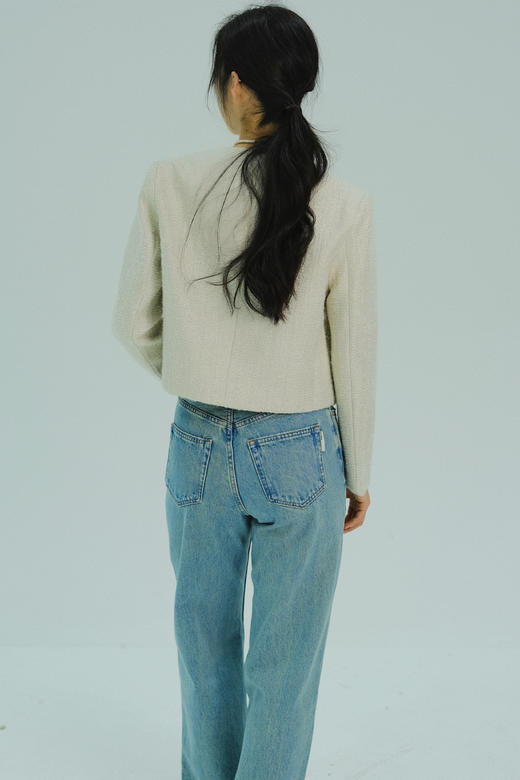 【门店同款】ENJOY春季气质双口袋小香短外套 156097195 商品图3