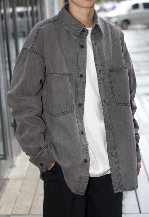 333525188牛仔衬衫外套 商品图1