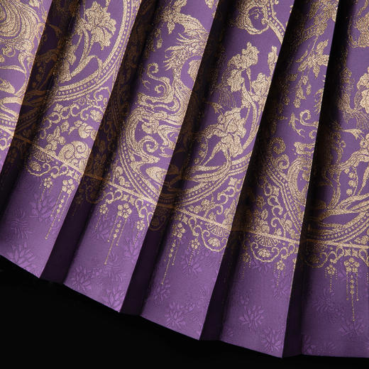 【林栖设计小店】【豆蔻年华】改良马面裙复古绣花2024春夏新品一片式999半身裙女1942177 商品图6