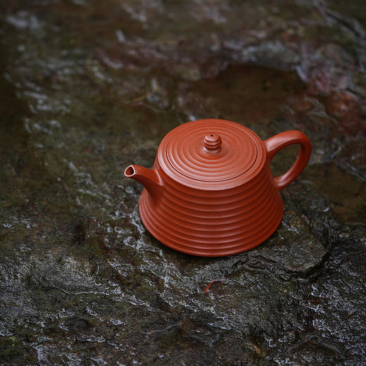 龙德堂陶艺 汤宣武制《节节高升》原矿大红袍 180cc 库存请咨询客服 商品图3