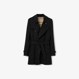 【二】BURBERRY 巴宝莉 男士肯辛顿版型 – 短款 Heritage Trench 风衣 黑色 8079389 A1189