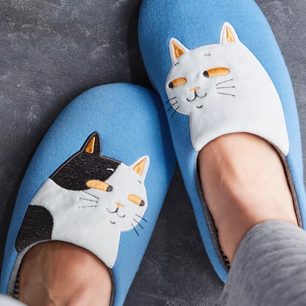 【幸运土猫】多款！如茉可爱情侣猫咪拖鞋木地板可机洗静音原创设计