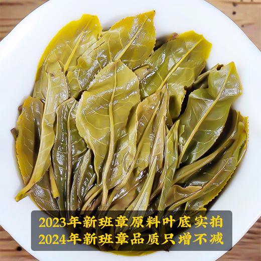 2024春茶-吉顺号茶叶古200系列新班章生茶饼2499克/提 买1送1 商品图6