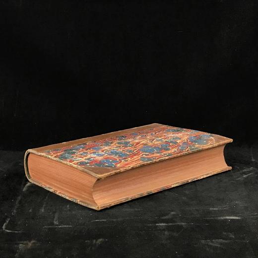 含藏书票！约19世纪后期 英国图史（卷2） 数百幅木版画插图 真皮精装16开 商品图1