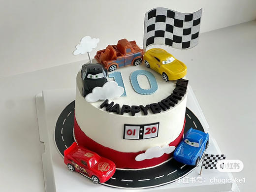 儿童卡通麦昆小汽车，汽车总动员，装饰不可食用，提前24小时以上预定 商品图3