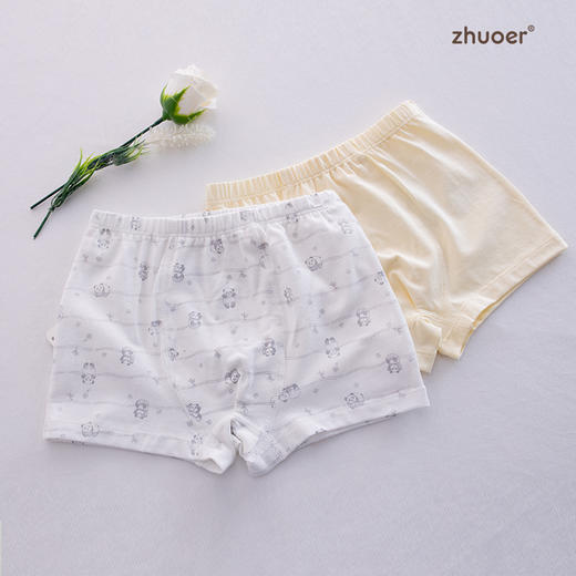 【四季内裤】卓儿男童纯棉平角裤内裤适合2岁-12岁 商品图4