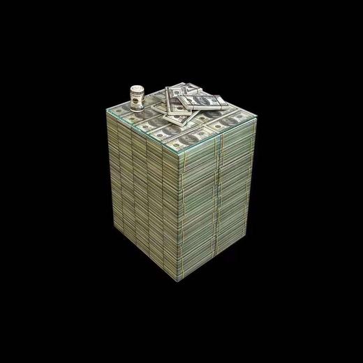 Benj&Soto 创意美金茶几 比利时家具品牌 美金边几 茶几 软 美金凳美元凳 商品图2