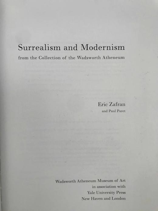 超现实主义与现代主义：华兹华斯雅典美术馆藏品图集 百余幅插图 精装16开 商品图3