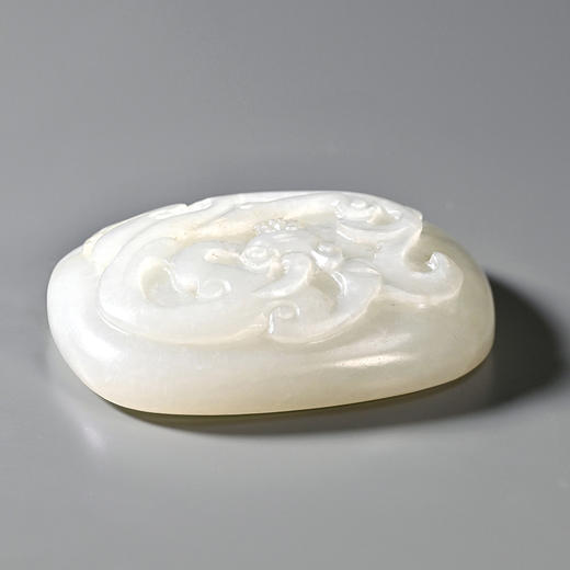 清代和田白玉螭龙“龙腾”带扣 商品图7