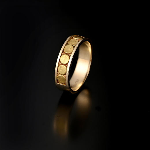 汉代盔甲金饰片指环（高密款） 商品图5