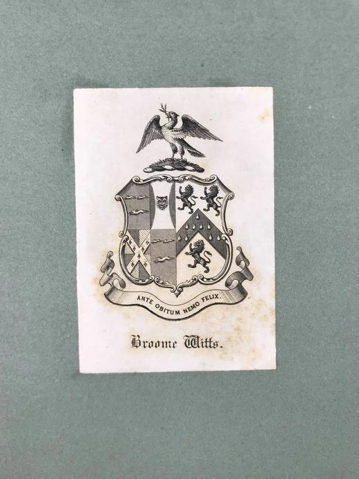 含藏书票！约19世纪后期 英国图史（卷2） 数百幅木版画插图 真皮精装16开 商品图2