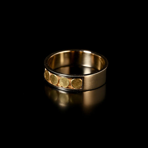 汉代盔甲金饰片指环（高密款） 商品图1