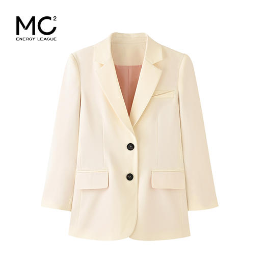 女装翻领配彩色里布西装外套-8807X4212005 商品图4