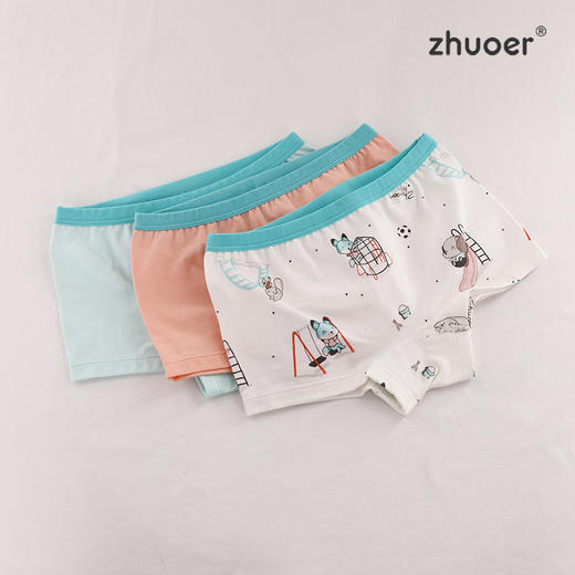 【四季内裤】卓儿女童纯棉平角裤内裤适合2岁-12岁 商品图9