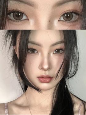 【新】水呼吸透光光0-800度美瞳隐形眼镜