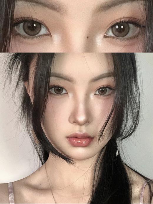 【新】水呼吸透光光0-800度美瞳隐形眼镜 商品图0