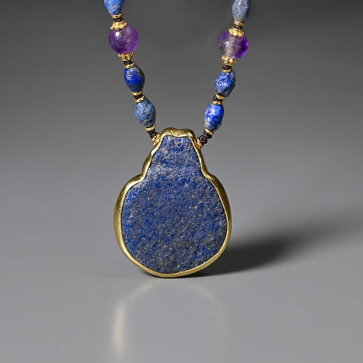 西亚高古青金石护身符项链 商品图2